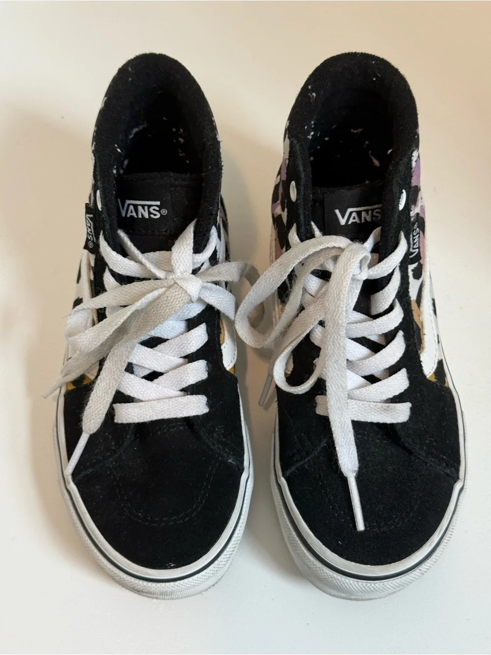 Vans Off The Wall High Top Shoes Youth Size 13